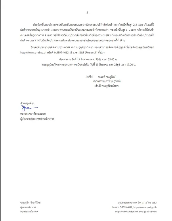 เช็กด่วน! อุตุฯ เตือน 28 จังหวัด "ฝนถล่มหนักมาก" ขณะที่ทั่วไทยมี "ฝนตกหนัก"