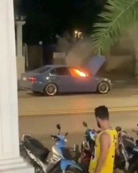 ระทึก! ไฟไหม้รถ BMW ย่านอ่าวนาง 3 ชีวิตหนีรอดหวุดหวิด