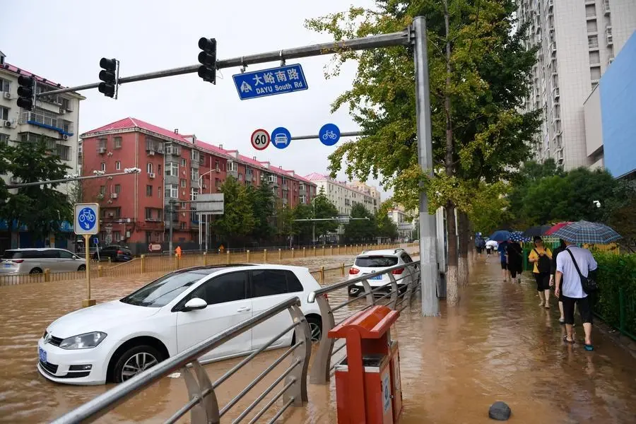 ปักกิ่งจมน้ำ หลังพายุทกซูรีทำฝนตกวันเดียว เท่ากับปริมาณฝนทั้งเดือน