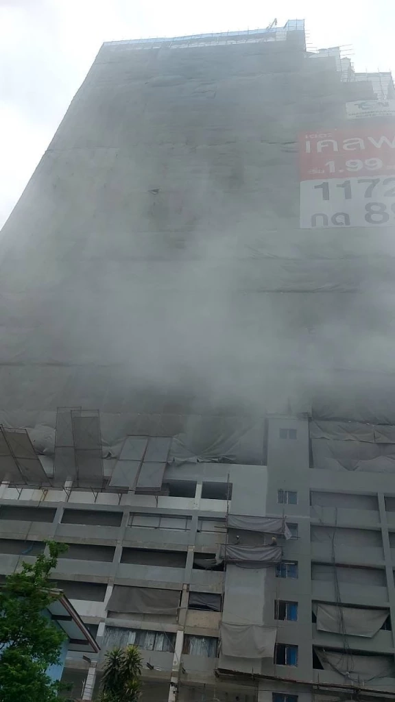 ฝุ่นละอองที่เกิดจากการก่อสร้าง