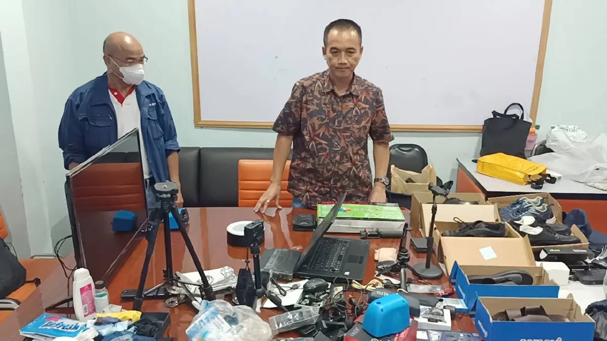 ทรัพย์สินของกลางที่ตรวจยึดได้
