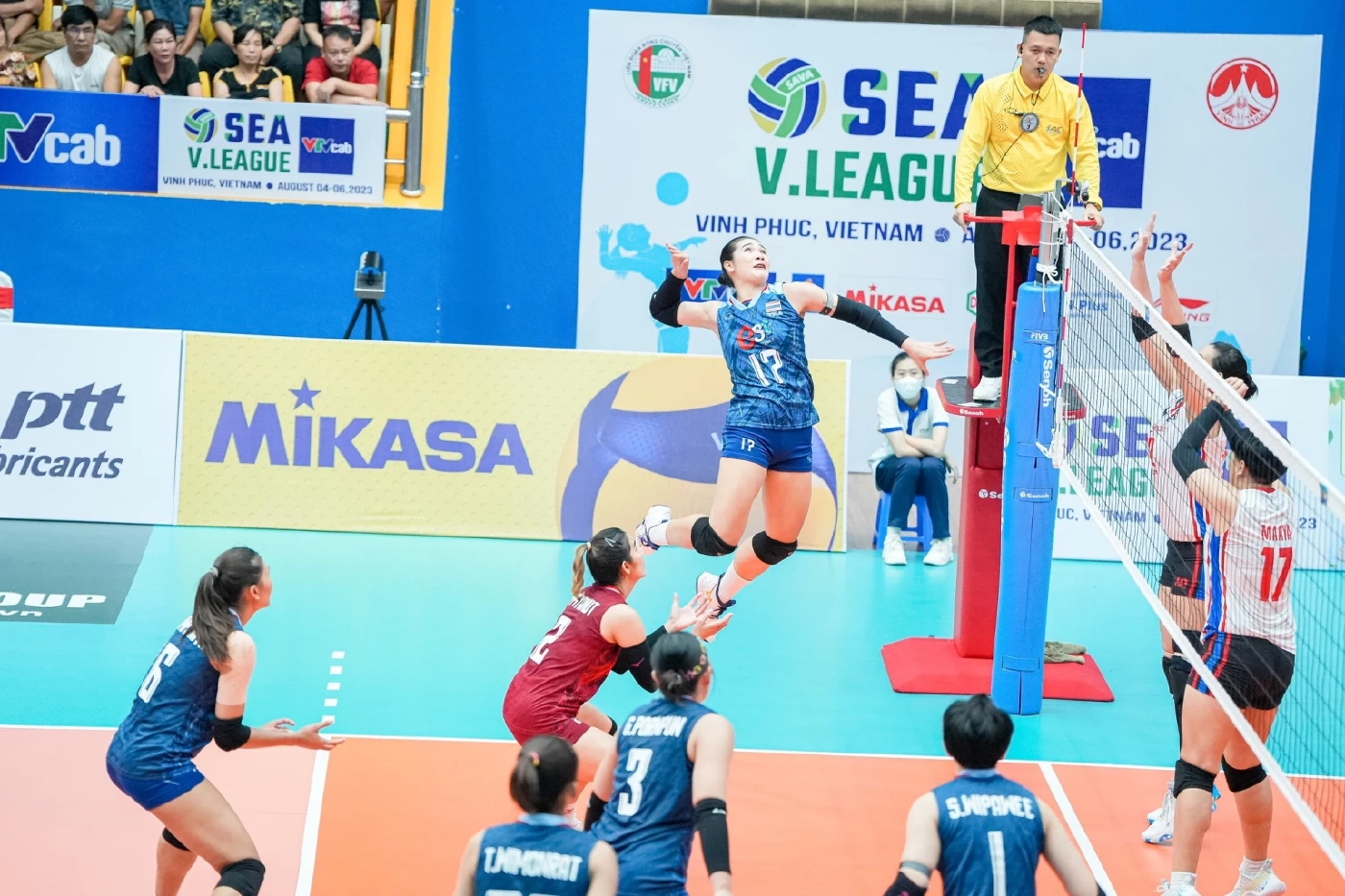 เช็กโปรแกรม-ลิงก์ชมสด "ซี วี.ลีก" สนาม 2 เริ่มนัดแรก "ไทย vs ฟิลิปปินส์" เย็นนี้