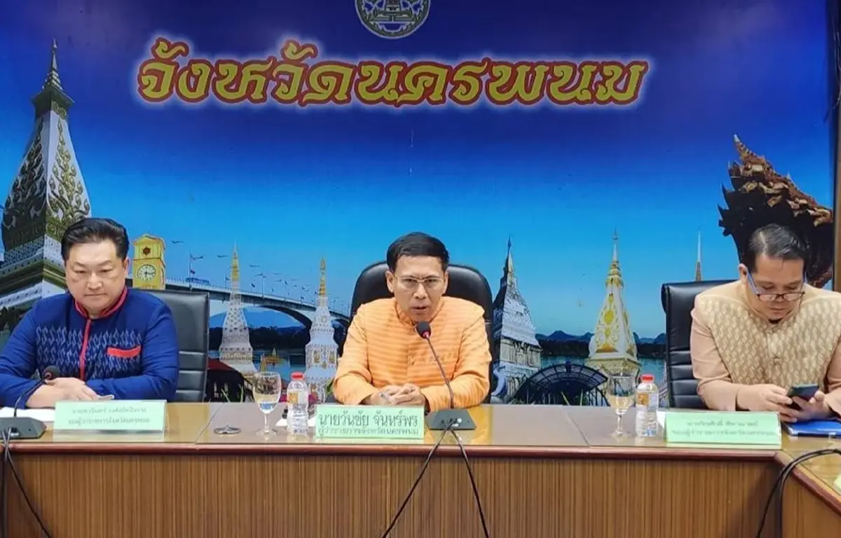 ทม.นครพนม เร่งระบายน้ำลงโขง ด้าน ผู้ว่าฯ วางแผนรับมือสถานการณ์น้ำ