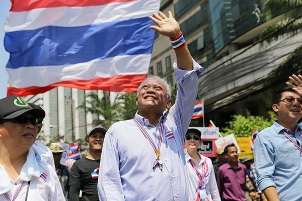 ลุงกำนัน ช่วงเป็นแกนนำกปปส. ก่อนจะเกิดรัฐประหาร โดยพล.อ.ประยุทธ์ จันทร์โอชา