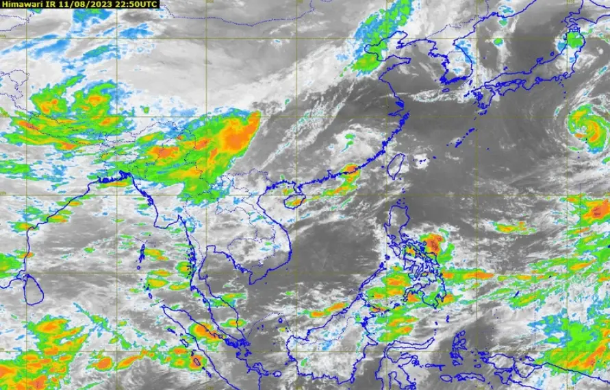 กรมอุตุฯ จับตา"พายุไต้ฝุ่นแลง"เคลื่อนขึ้นฝั่ง แจ้งพิกัด"ฝนตกหนักมาก"