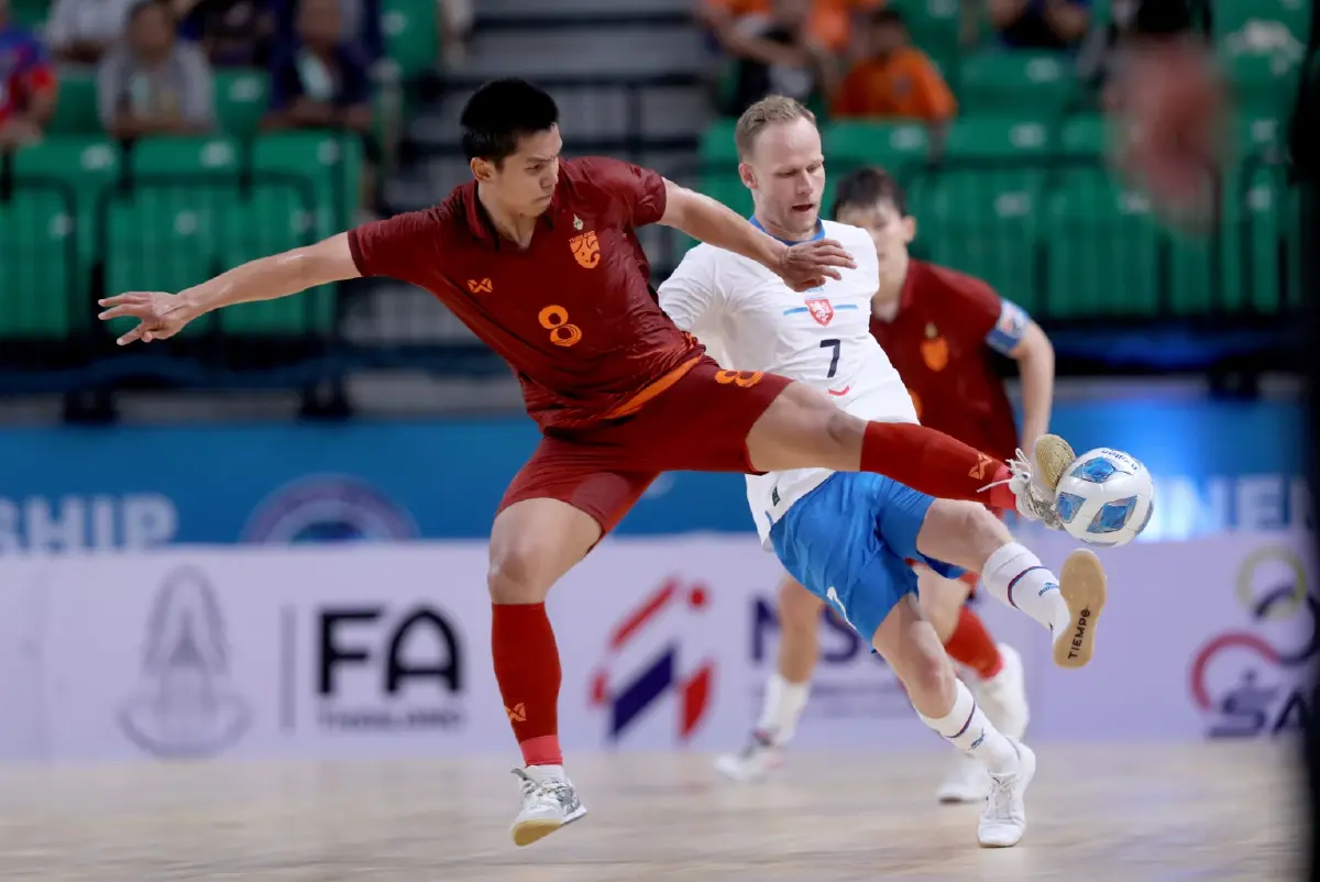 ไล่ไม่ทัน! ฟุตซอลไทยพ่ายเช็ก 5-6 จบรองแชมป์ศึกคอนติเนนตัลฯ