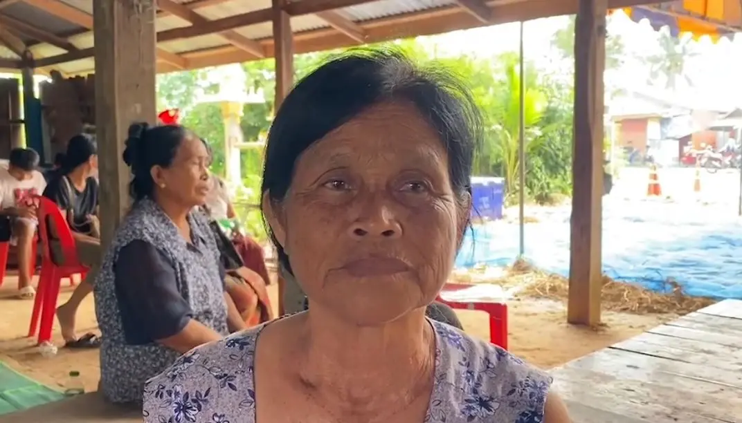 นางสมร บุญขาว ยายน้องแอน นภาพร