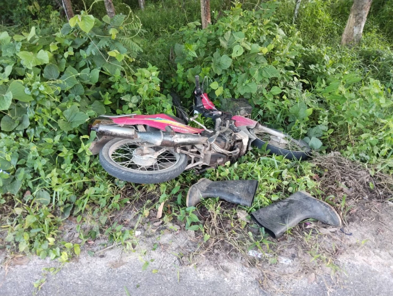 รถ จยย.ของผู้เสียชีวิต