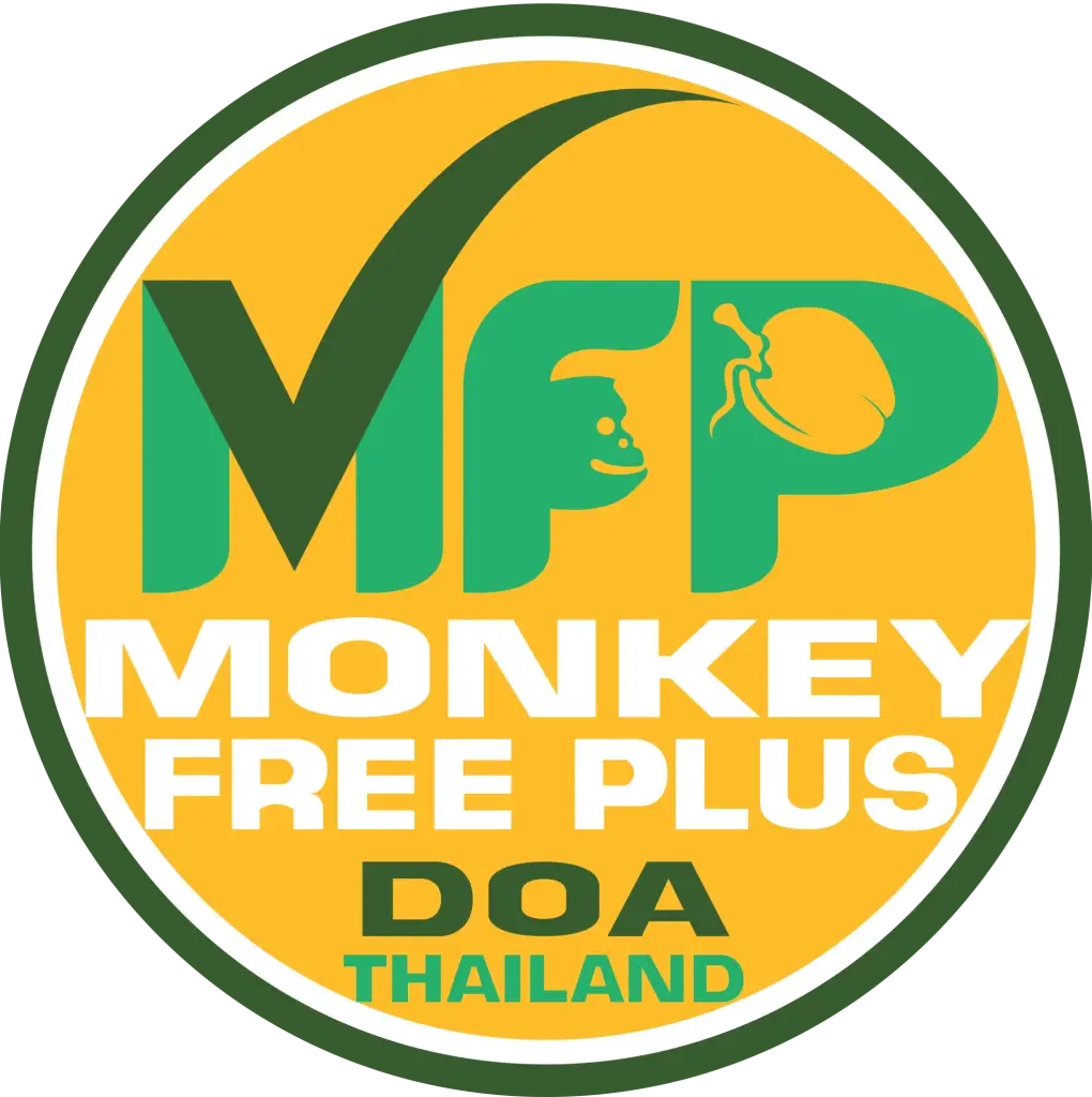 กรมวิชาการเกษตรชูสัญลักษณ์  “MFP”การันตีไทยไม่ใช้ลิงเก็บมะพร้าว
