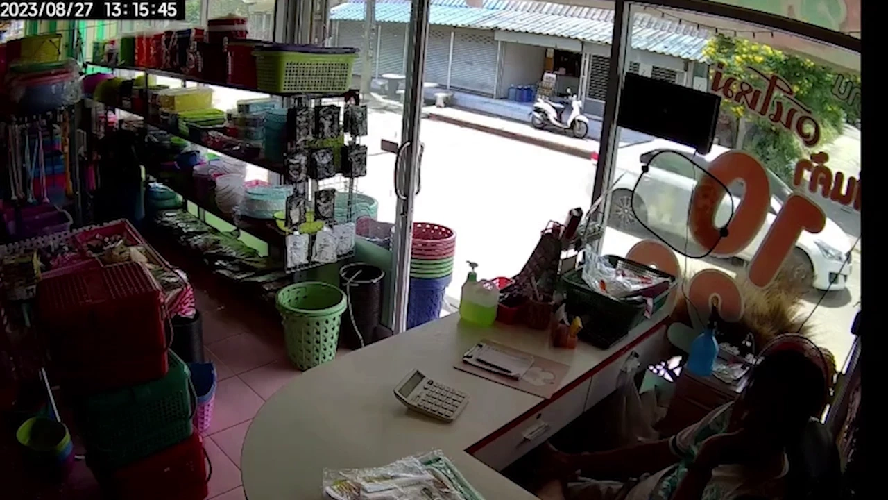 วงจรปิดจับภาพรถยนต์คันก่อเหตุ