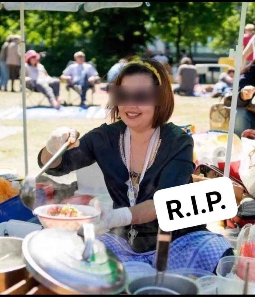 แห่อาลัย "นางสิริญา" พี่กุ้ง เจ้าของร้านอาหารไทยในเบอร์ลิน ถูกฆาตกรรม