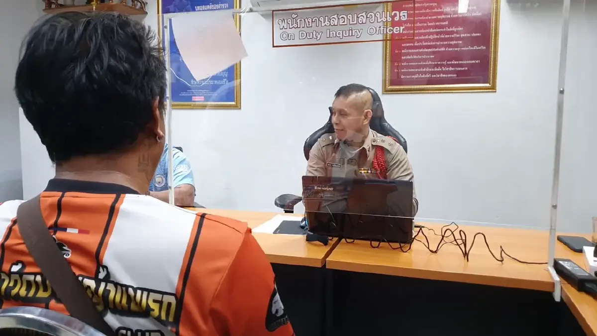 นายดำรงศักดิ์ เสมิตร์ ให้การกับตำรวจถึงเหตุการณ์ที่เกิดขึ้น