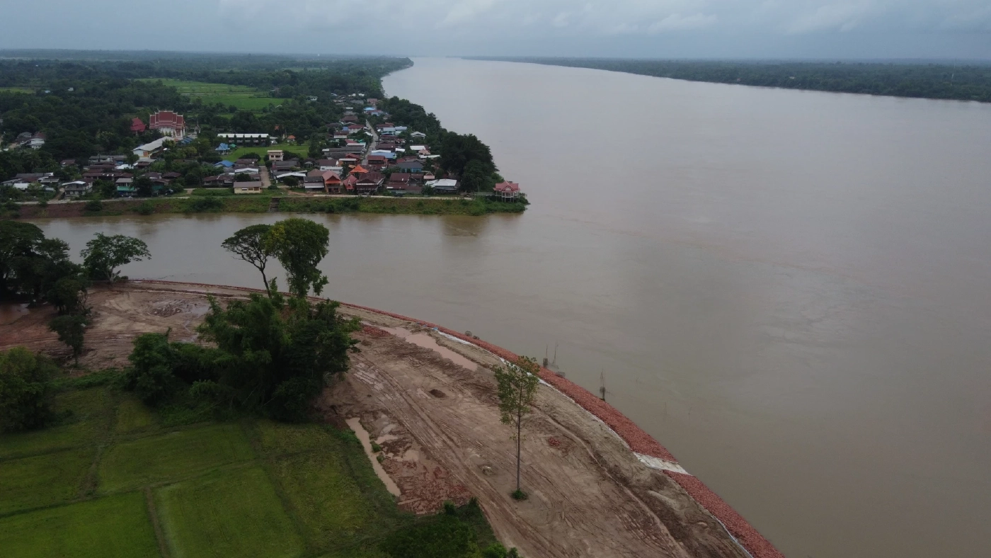 น้ำโขงวิกฤต นครพนมอีก 1 ม.ล้นตลิ่ง "บึงกาฬ"ระดับน้ำกระทบสร้างสะพานไทย-ลาว