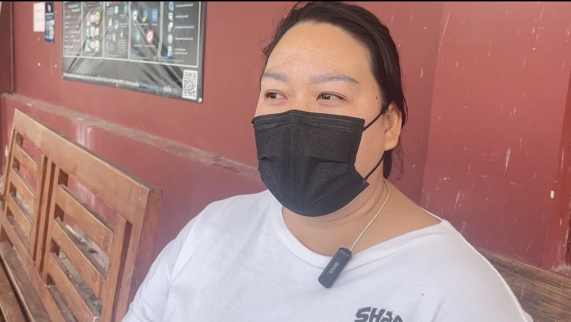 นางภัทราวรรณ คล้ายวงษ์ แม่ของน้องเมย์