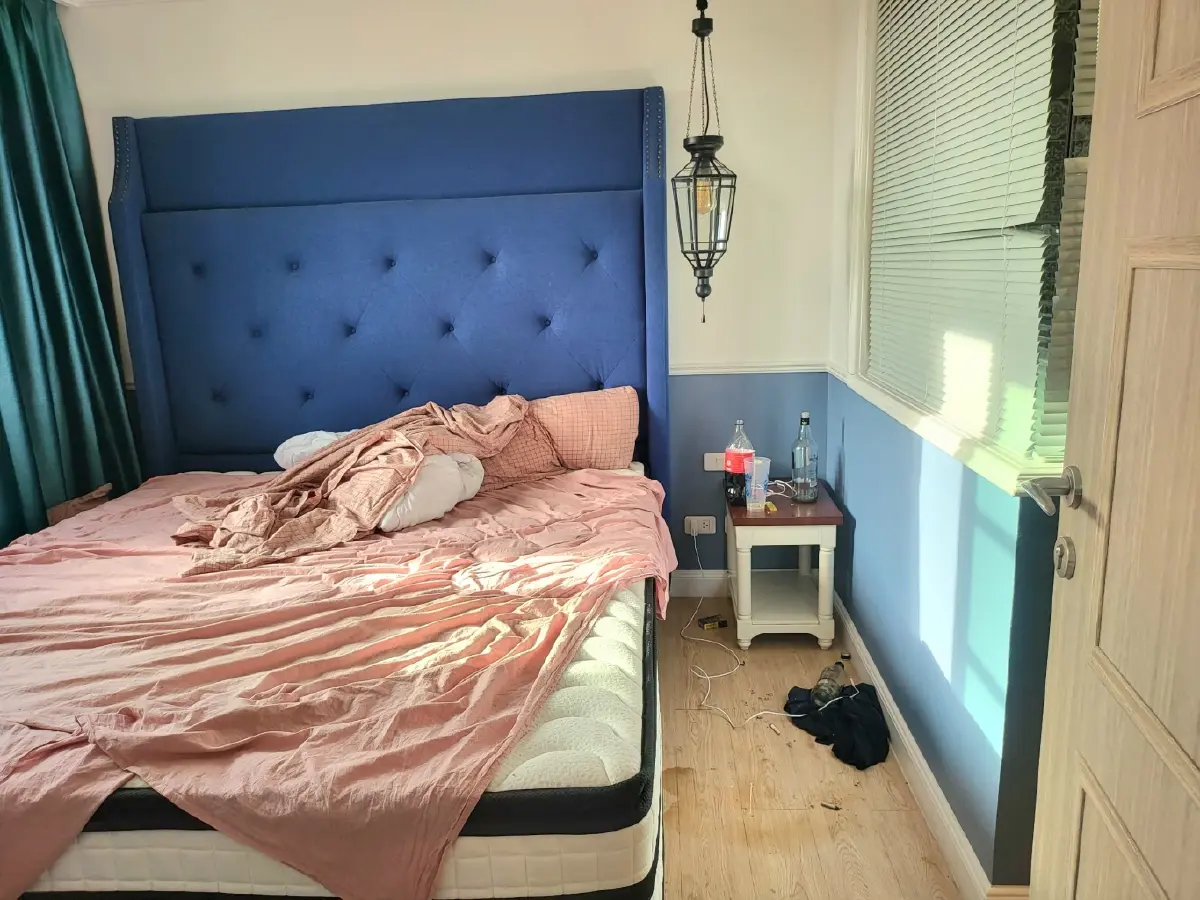 สภาพในห้องที่เกิดเหตุ