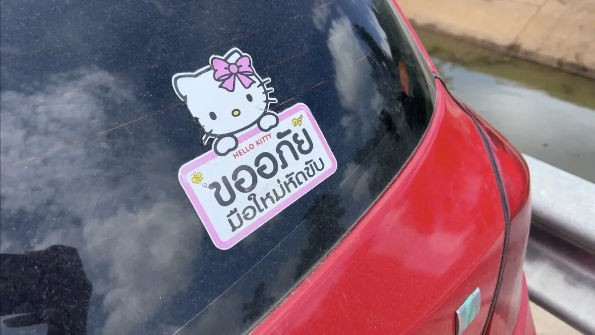 สลด! สาว "มือใหม่หัดขับ" ซิ่งเก๋งจะกลับไปทำงาน แหกโค้งชนกู้ภัยดับ