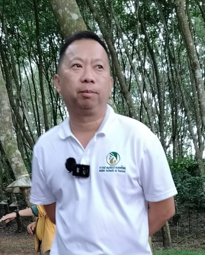 นายณกรณ์ ตรรกวิรพัท ผู้ว่าการการยางแห่งประเทศไทย หรือ กยท. 