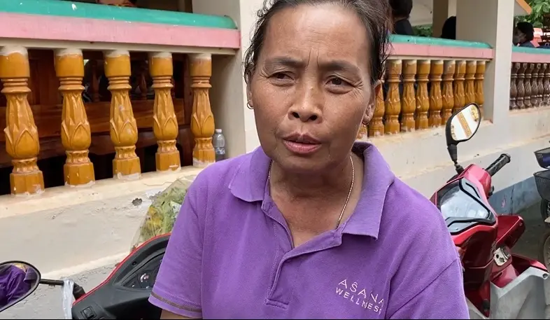 นางสมภาร คะเนนิล อายุ 58 ปี ตัวแทนเกษตรกร พื้นที่ ต.น้ำก่ำ