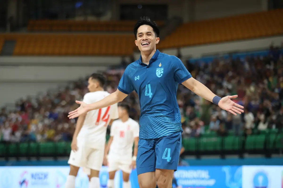 "ฟุตซอลไทย" ถล่มเมียนมา 5-0 ประเดิมศึกคอนติเนนตัล