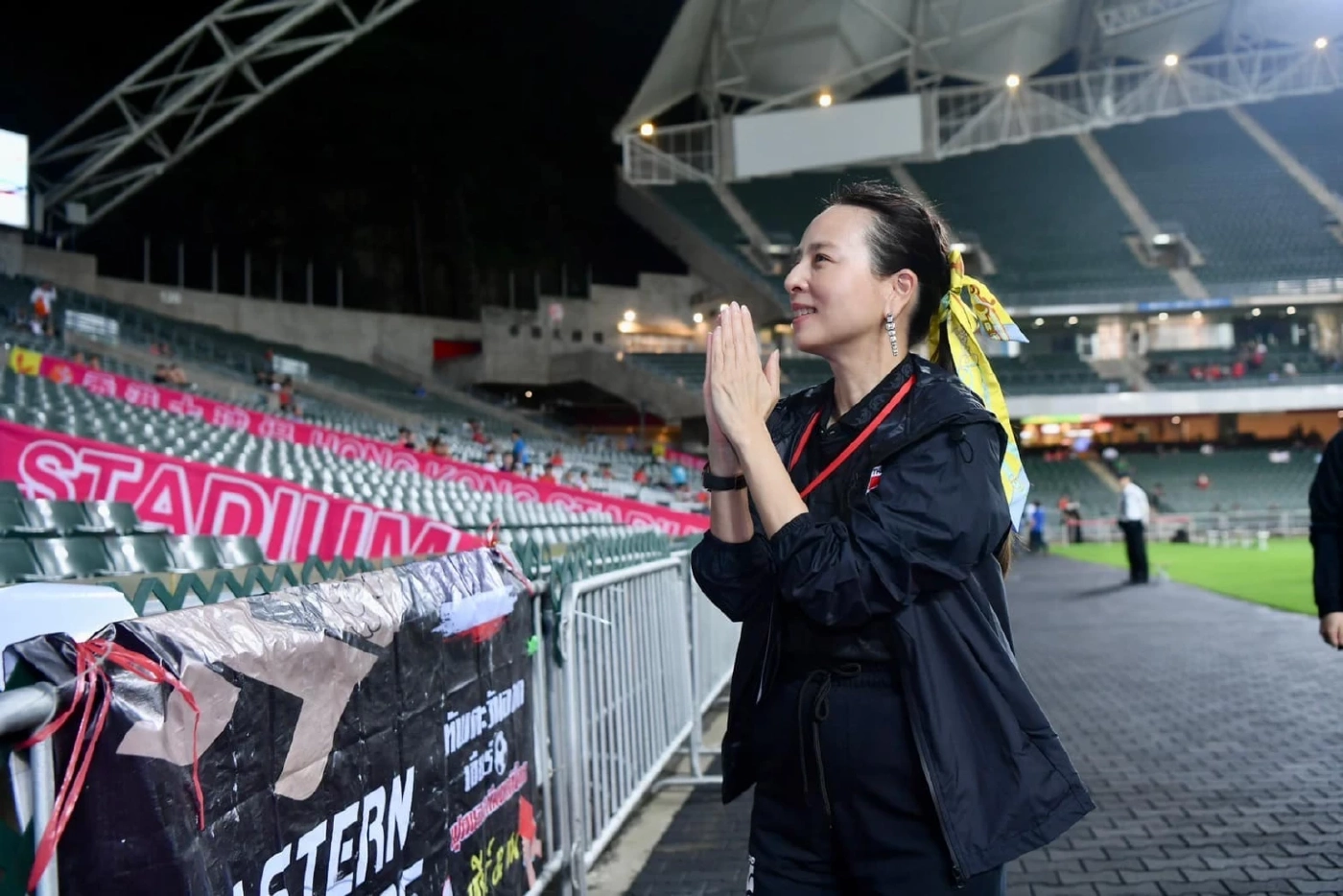 "มาดามแป้ง" เปิดตัว! ประกาศลงชิงตำแหน่งนายกบอลไทย