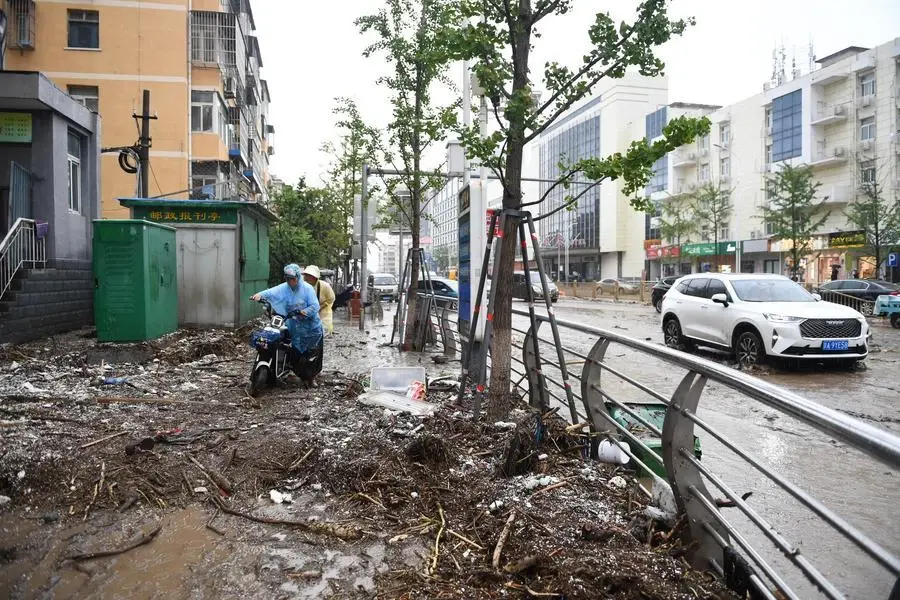 ปักกิ่งจมน้ำ หลังพายุทกซูรีทำฝนตกวันเดียว เท่ากับปริมาณฝนทั้งเดือน