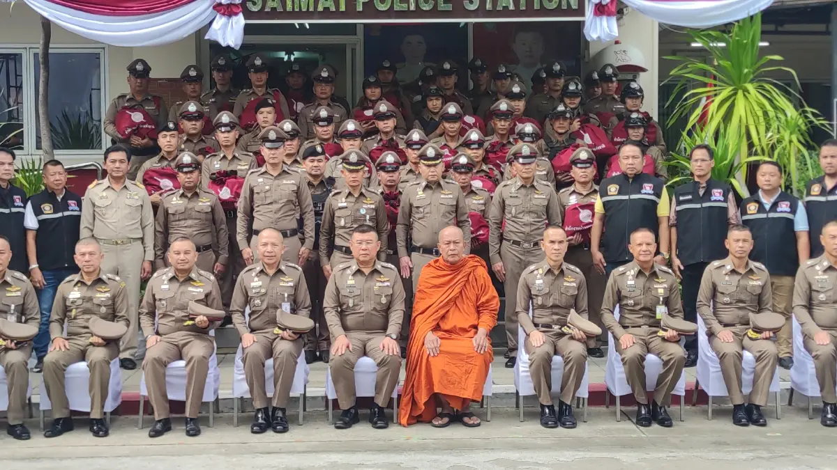 ผบ.ตร.เยี่ยมโรงพัก บำรุงขวัญตำรวจ "สายไหม"