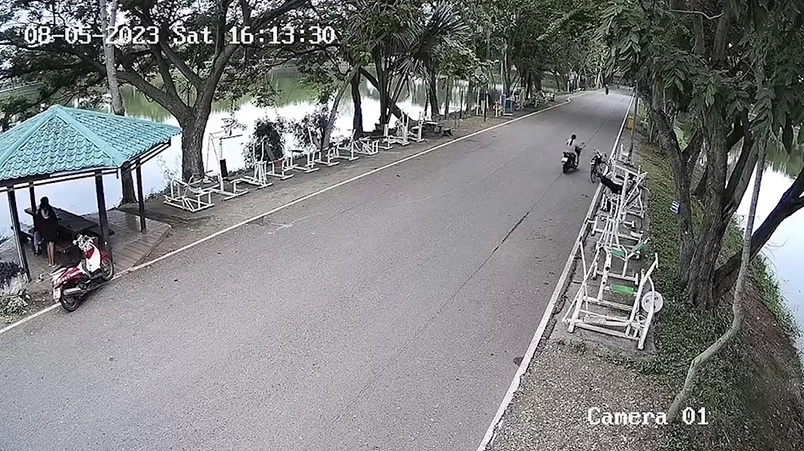 ชาวบ้านในพื้นที่ีที่เห็นเหตุการณ์