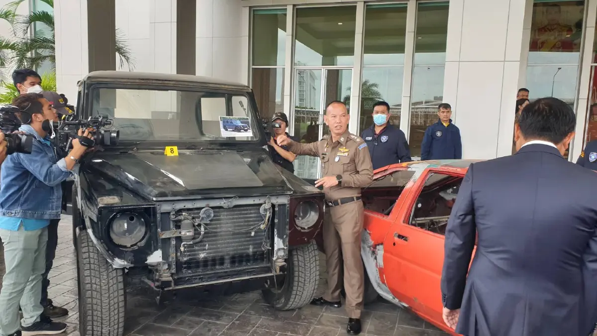 รวบ 2 ผู้ต้องหาลอบเข้าระบบขนส่งทางบก เปลี่ยนข้อมูลรถ มูลค่ากว่า 77 ล้านบาท