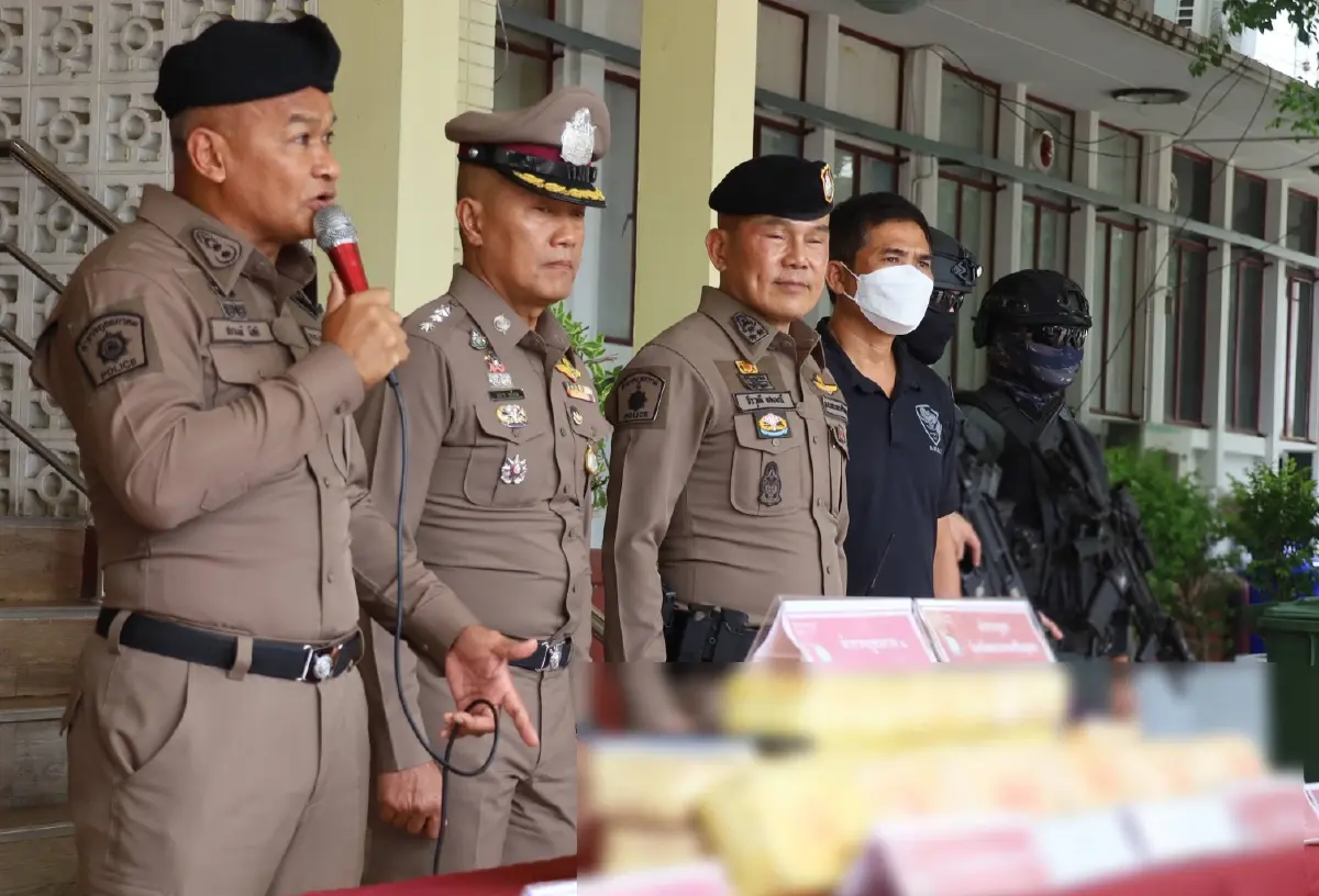 โปลิศกรุงเก่า สกัดจับเก๋งซิ่งแหกด่าน ขนยาบ้า 2 แสนเม็ด จากกรุงเทพฯ ส่งสิงห์บุรี