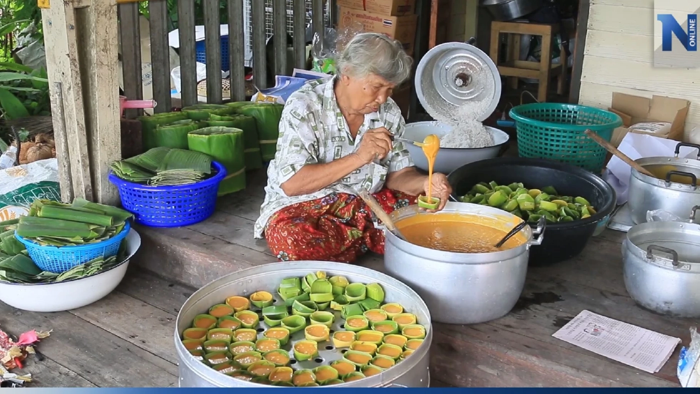 ขนมตาลสูตรโบราณ 100 ปี ฝีมือคุณยายกิมฮวยวัย 78 ปี