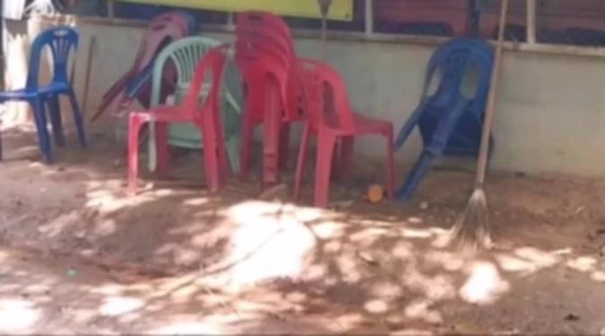 บริเวณหน้ากุฏิหลวงตา