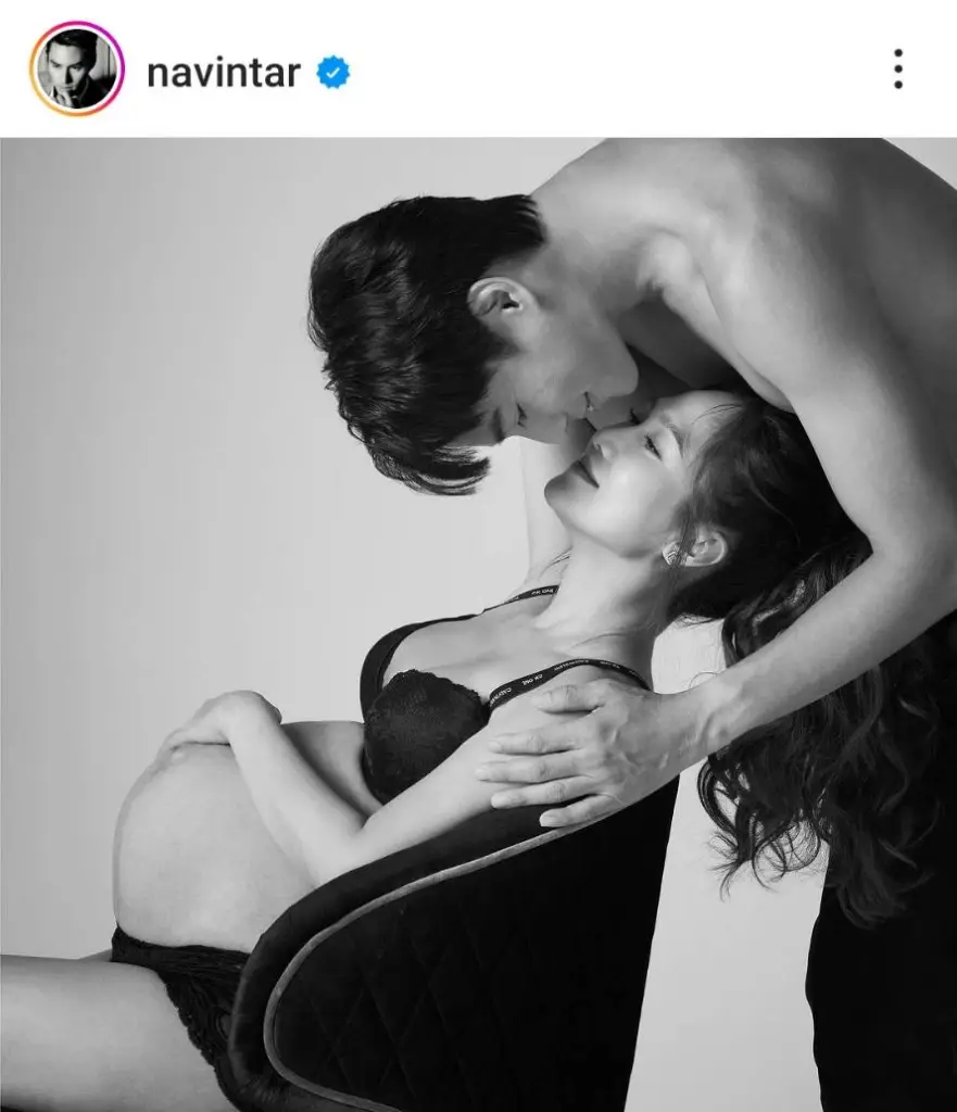 คุณพ่อลูกสาม นาวิน ต้าร์ ปลื้ม น้องไมกี้ ลูกชายมาแล้ว