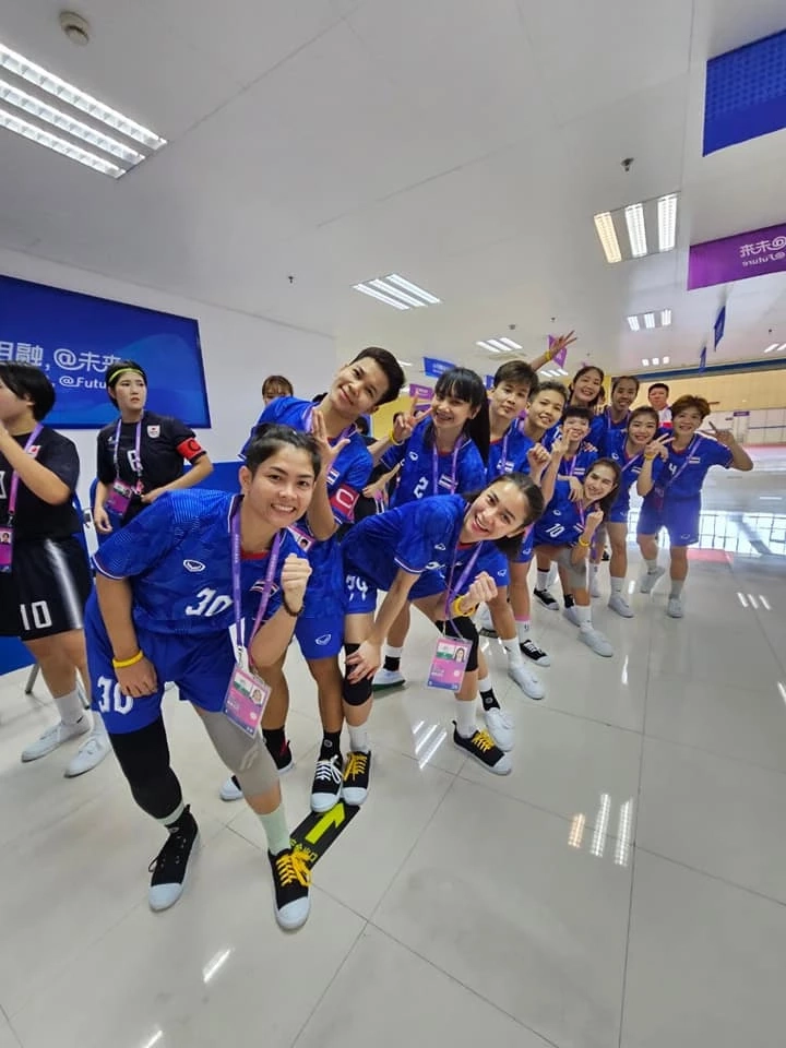 "ตะกร้อหญิง" ทีมชาติไทย อัด เกาหลีใต้ ผงาดคว้าทองเอเชียนเกมส์สมัย 6