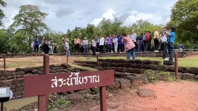 รมว.วัฒนธรรมมอบนโยบาย บริหารจัดการเมืองโบราณศรีเทพ เชื่อนทท.พุ่ง