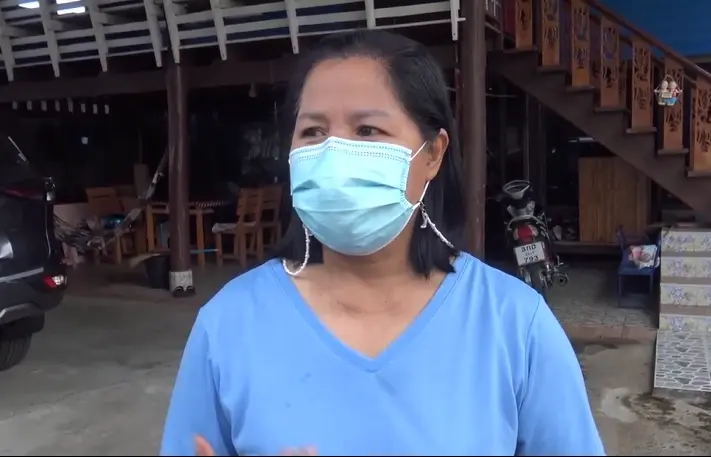  นางกนกวรรณ ศรีมณีวงษ์ อายุ 57 ปี ชาวบ้านในพื้นที่