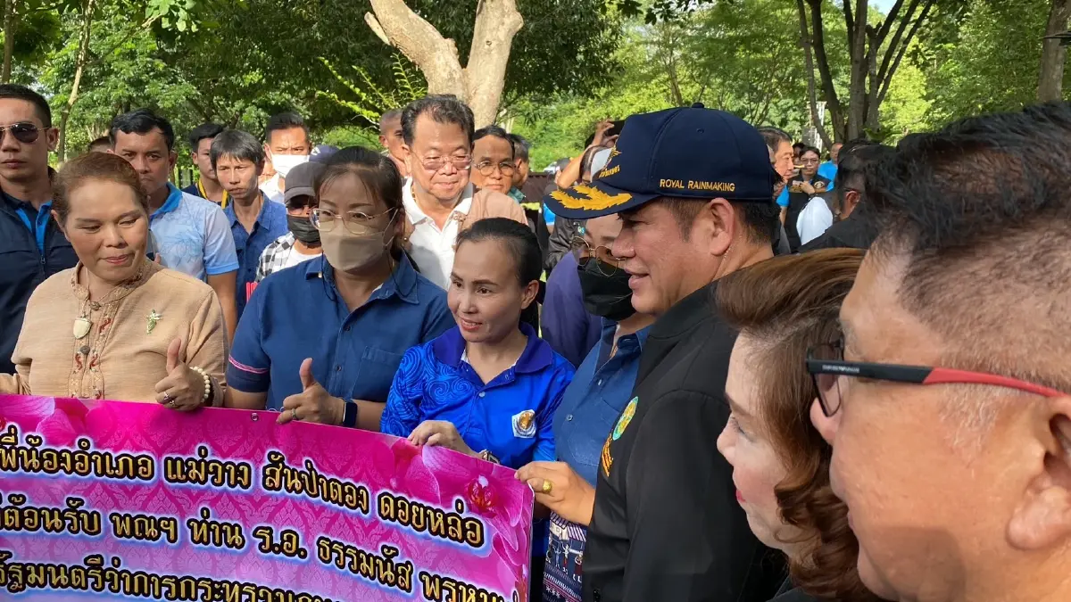 "ธรรมนัส"ลงพื้นที่เชียงใหม่รับปากแก้ปัญหาให้เกษตรกร