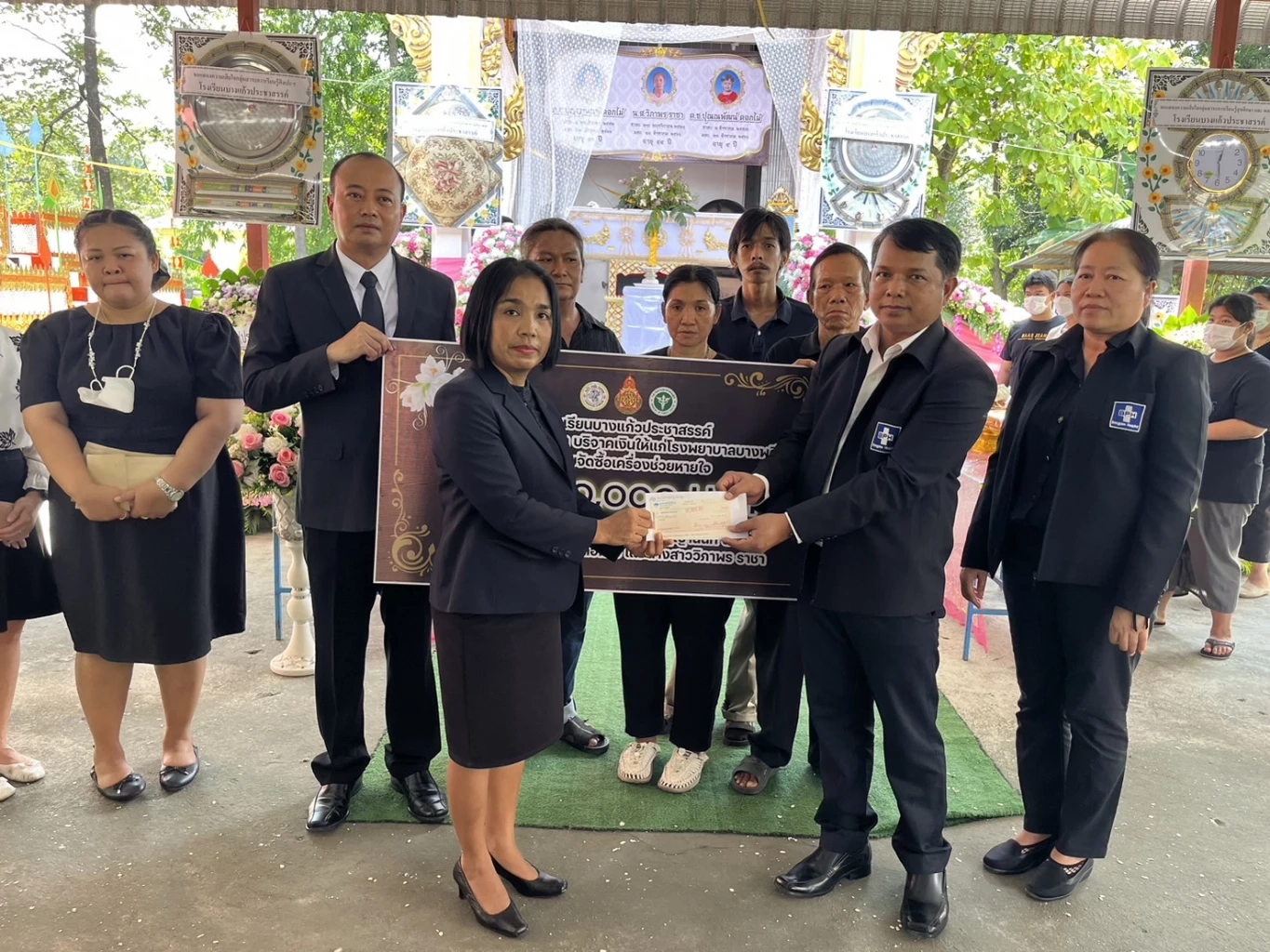 เผาแล้ว 3 แม่ลูก เหยื่อพ่อจบชีวิตยกครัว เงินบริจาคมอบให้วัดและโรงพยาบาล