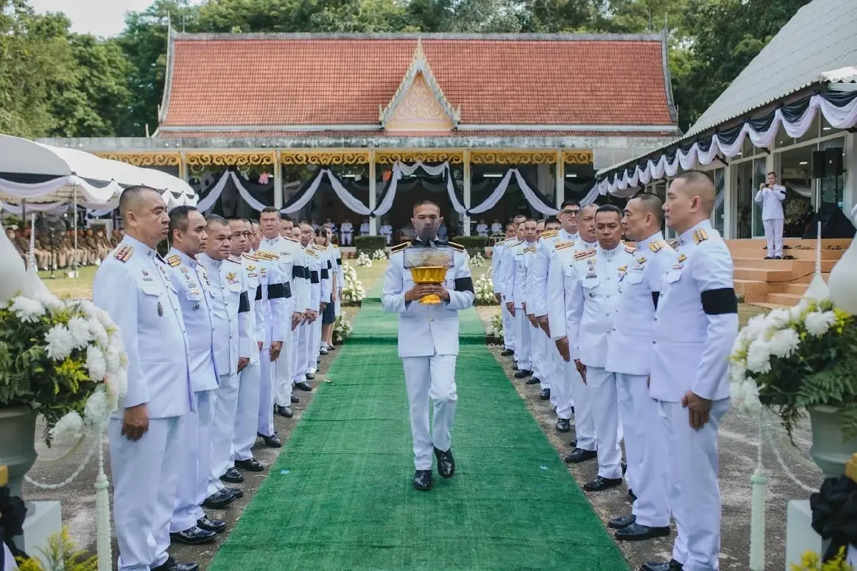 พระราชทานเพลิงศพ "ดาบวีระวัฒน์" สมเกียรติ วีระบุรุษ บช.ปส.