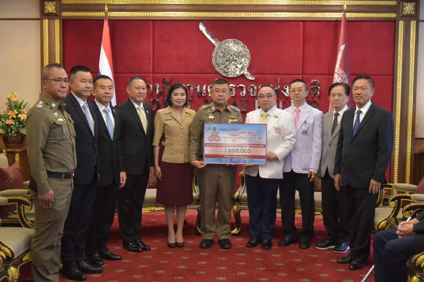 ผบ.ตร.มอบ 57 ล้าน ร่วมบุญ “พระพุทธโสธร ตร.108 ปี”