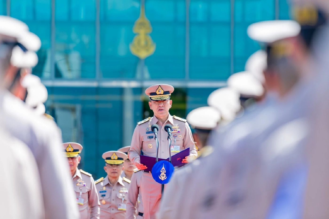 "ผบ.ทร." อำลาหน่วยทร. ฝากรักษาเอกลักษณ์ "สามัคคี-ซื่อสัตย์สุจริต"