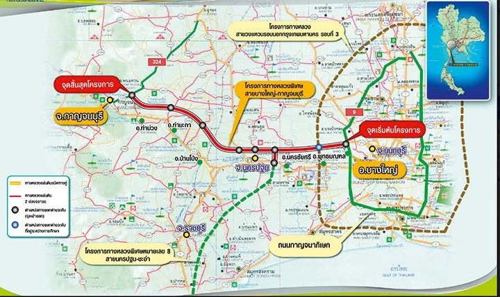 รมช.คมนาคม ลุยเมืองกาญจน์ ฯ ผุดสะพานข้ามแยกรับมอเตอร์เวย์บางใหญ่