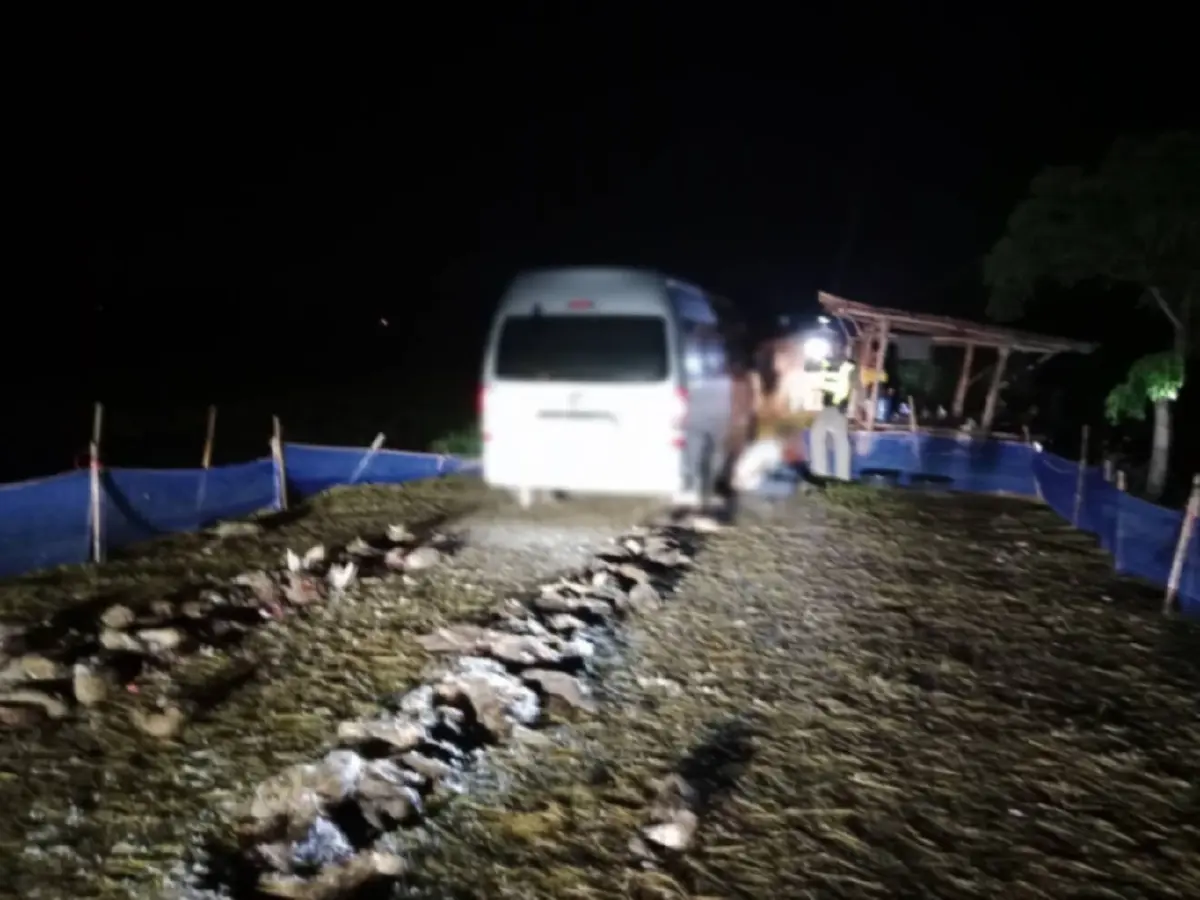 ล่าระทึก! สกัดจับหนุ่มขนแรงงานเถื่อน ซิ่งหนีจนมุมชนเล้าเป็ดตายยกเล้า