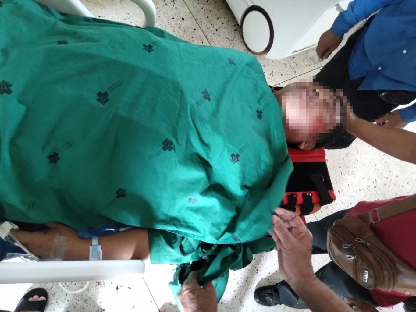 นายโสภณ ชินประทุม ผู้ใหญ่บ้าน  ม.3 ผู้บาดเจ็บ