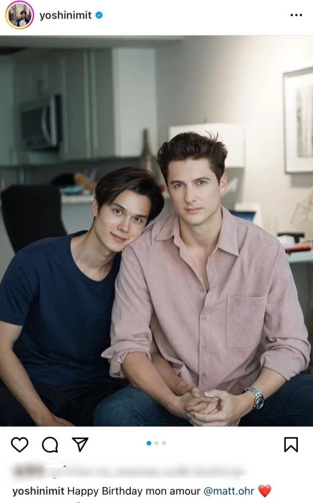 อดีตบอยกรุ๊ป "โยชิ ซีควินท์" เปิดตัวแฟนหนุ่มฝรั่งสุดหวาน เพื่อนๆแซวสนั่น