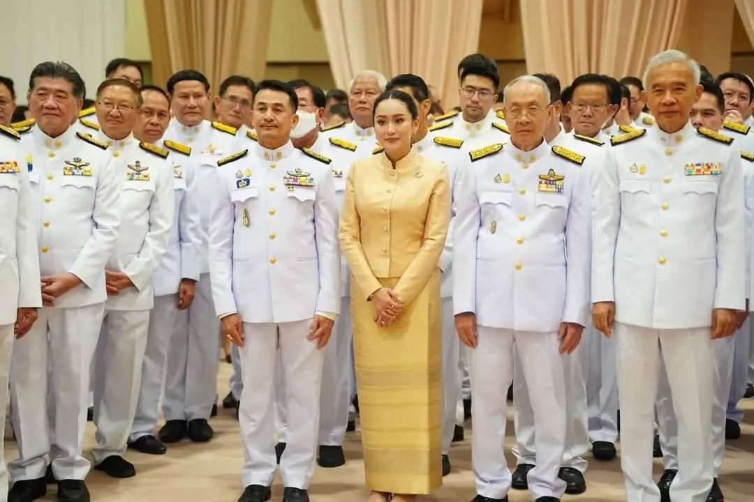 แฟ้มภาพ   เศรษฐา ทวีสิน ในพิธีรับพระบรมราชโองการโปรดเกล้าฯ ตำแหน่ง นายกรัฐมนตรี 