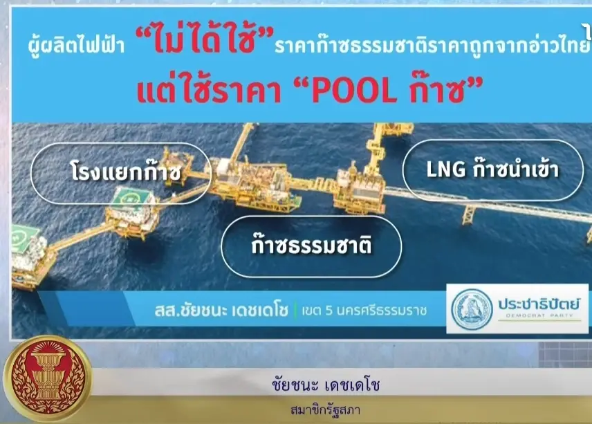 "ปชป." เสนอบันได 6 ข้อ แก้ปัญหาค่าไฟแพง ลดจ่ายค่าโง่ 49,000 ล้านต่อปี