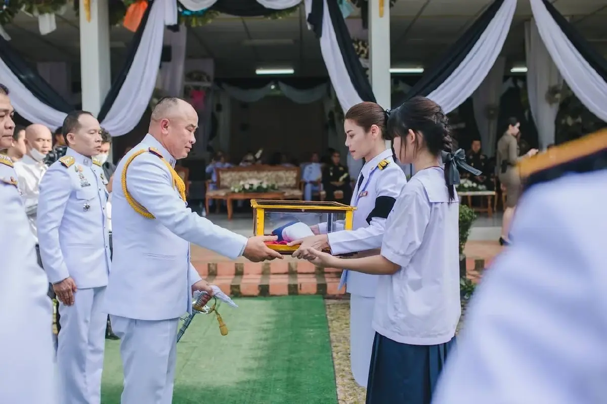 พระราชทานเพลิงศพ "ดาบวีระวัฒน์" สมเกียรติ วีระบุรุษ บช.ปส.
