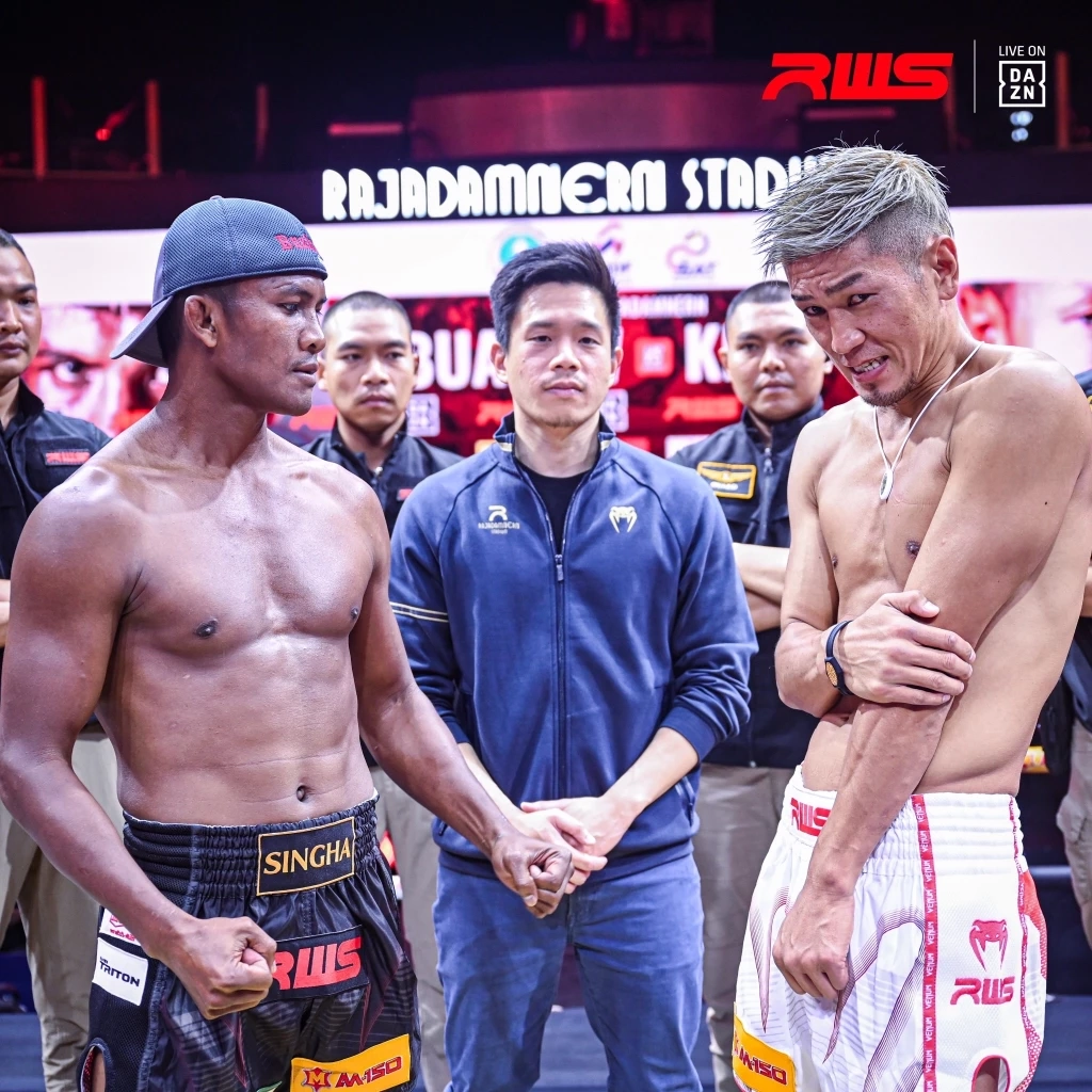 คืนนี้ห้ามพลาด ดูมวยสด บัวขาว ปะทะหนัก คิโดะ ศึก RWS Legend of Rajadamnern