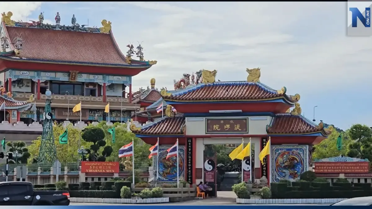 มือวางเพลิงสุดเหิม เผาวอดร้านค้า หน้าวิหารเซียน ท้าทายสิ่งศักดิ์สิทธิ์