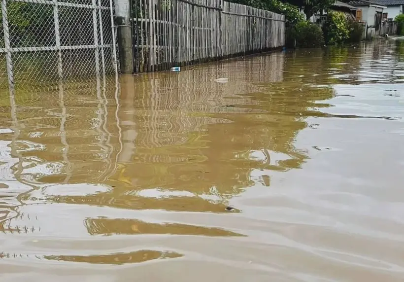 น้ำป่าดอยอินทนนท์ทะลัก ท่วมบ้านเรือน หลังฝนตกหนักต่อเนื่อง